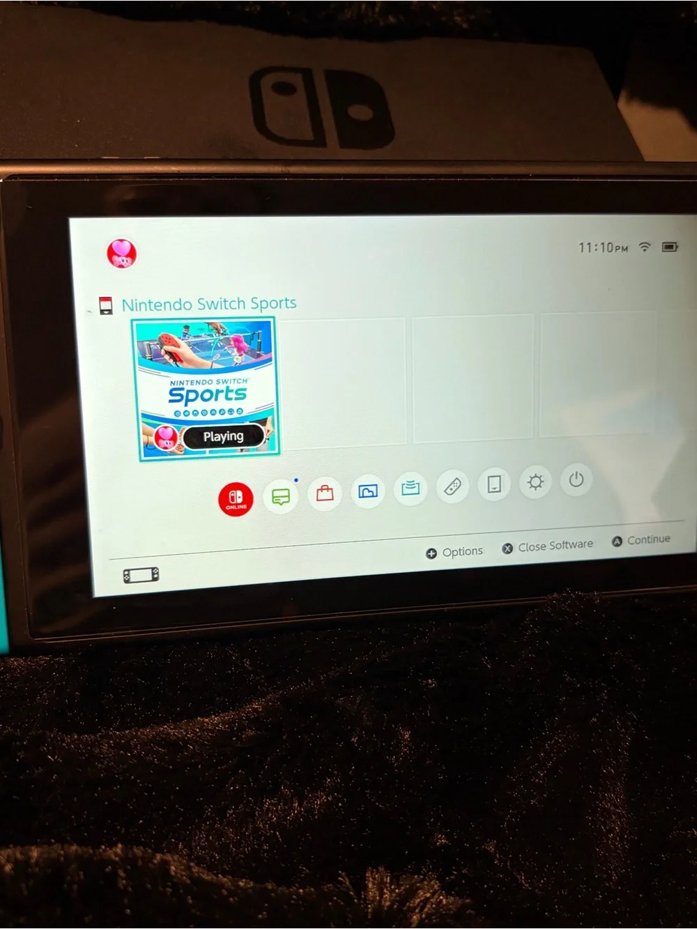 Nintendo Switch with Neon Blue & Neon Red Joy‑Con Controllers ( EXCLUDED)